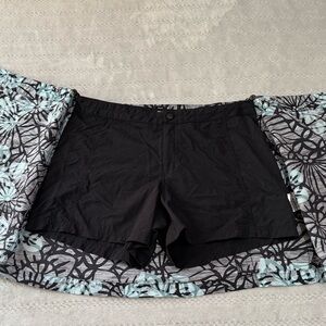 Columbia Women's Wrap Floral Mini Skirt with shorts underneath
